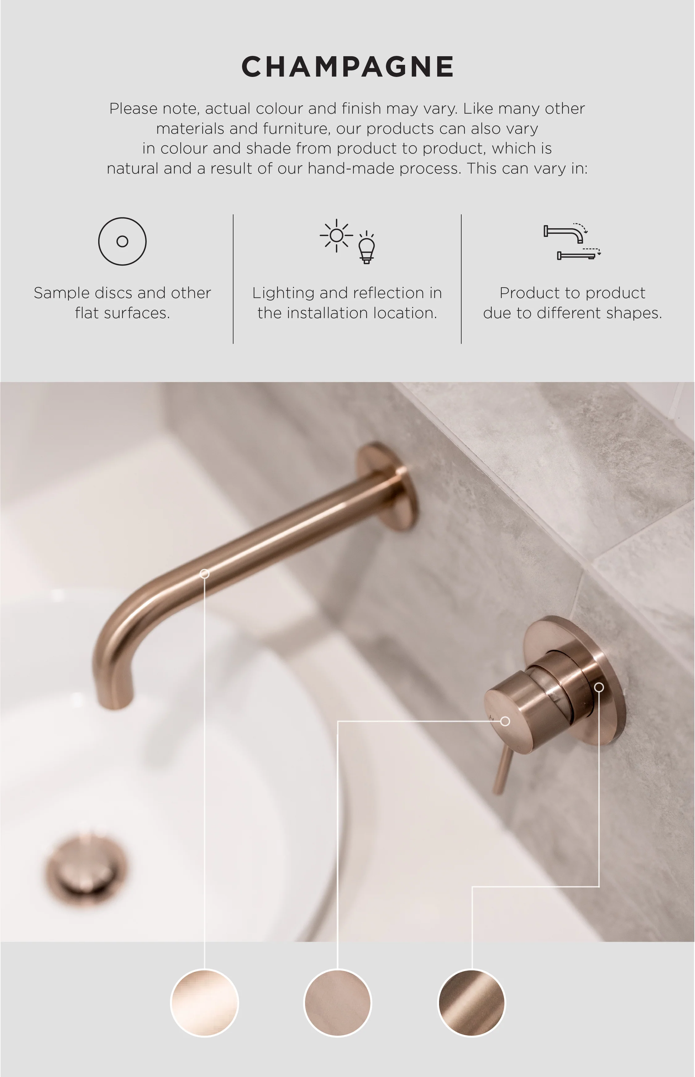 Round Toilet Roll Holder - Champagne - Image 3