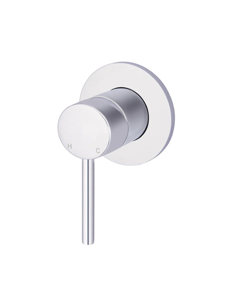 Round Wall Mixer Trim Kit (In-wall Body Not Included) - Polished Chrome - Image 5