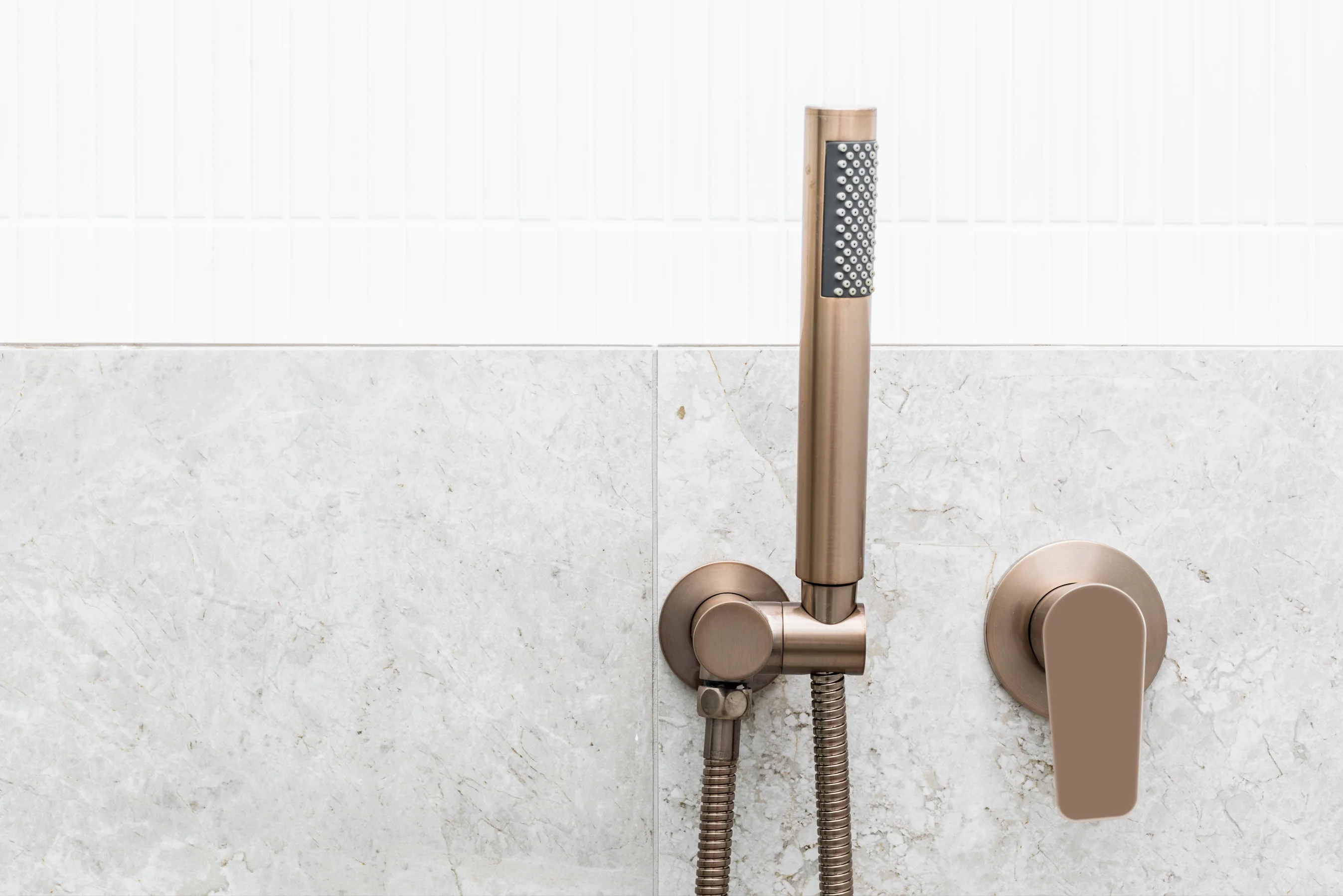 Round Wall Mixer Paddle Handle Trim Kit (In-wall Body Not Included) - Champagne - Image 5