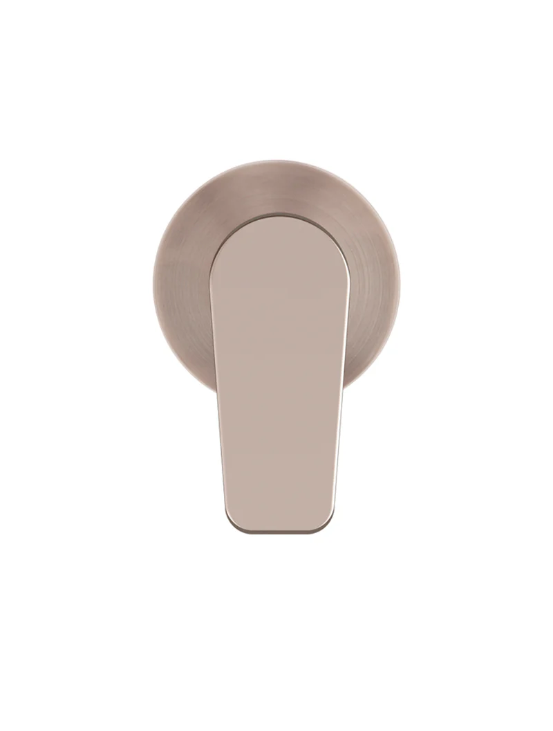 Round Wall Mixer Paddle Handle Trim Kit (In-wall Body Not Included) - Champagne - Image 7