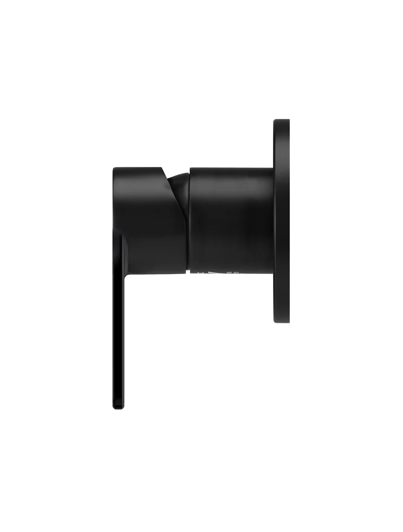 Round Wall Mixer Paddle Handle Trim Kit (In-wall Body Not Included) - Matte Black - Image 2