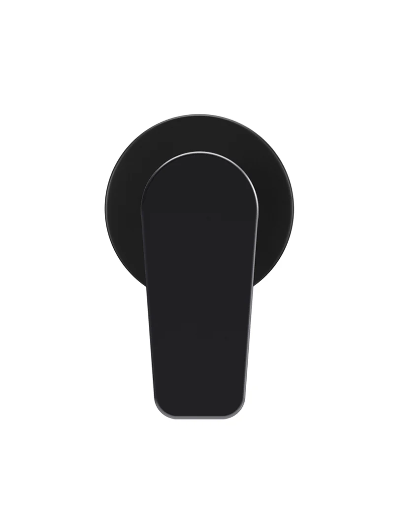 Round Wall Mixer Paddle Handle Trim Kit (In-wall Body Not Included) - Matte Black - Image 3