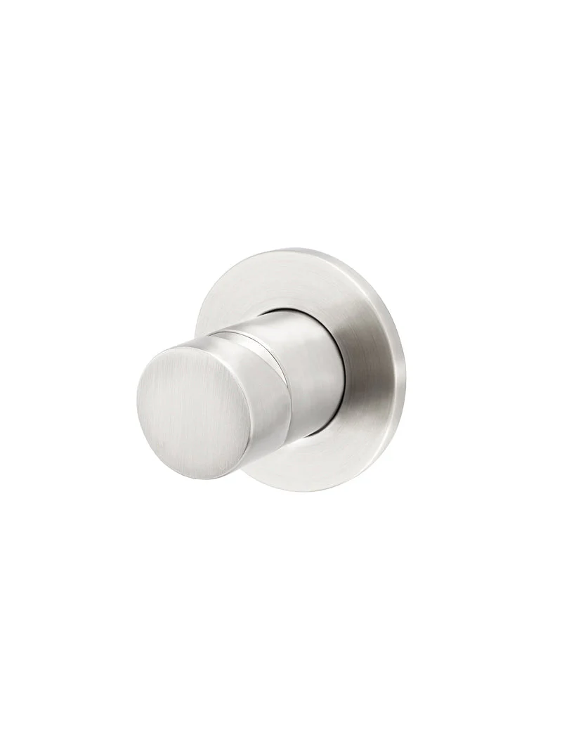Round Wall Mixer Pinless Handle Trim Kit (In-wall Body Not Included) - PVD Brushed Nickel - Image 3