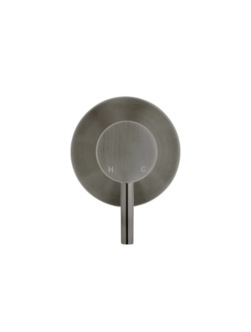 Round Wall Mixer Short Pin ever Trim Kit (In-wall Body Not Included) - Shadow Gunmetal - Image 3