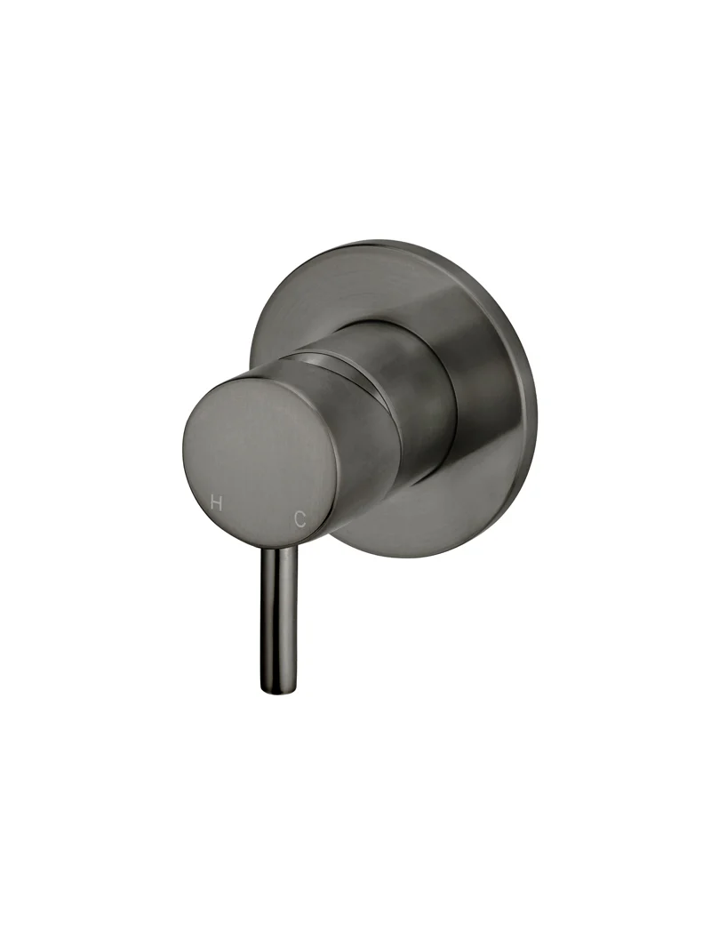 Round Wall Mixer Short Pin ever Trim Kit (In-wall Body Not Included) - Shadow Gunmetal - Image 7