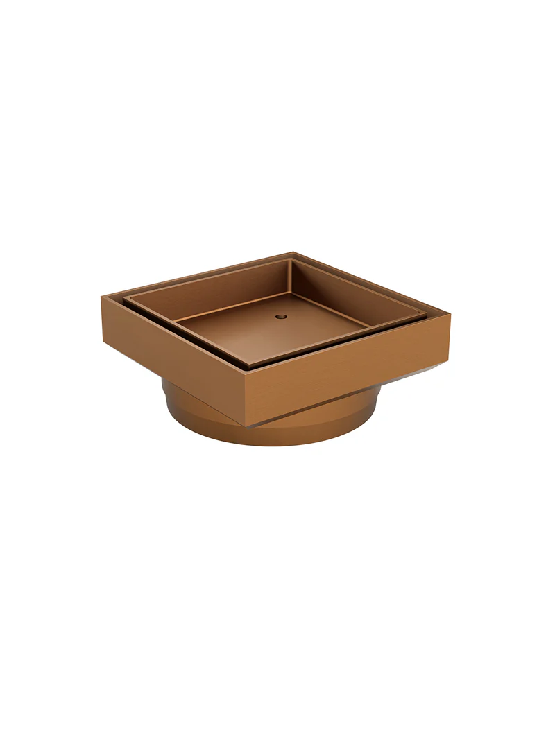 Shower Waste with Tile Insert - Lustre Bronze - Image 2