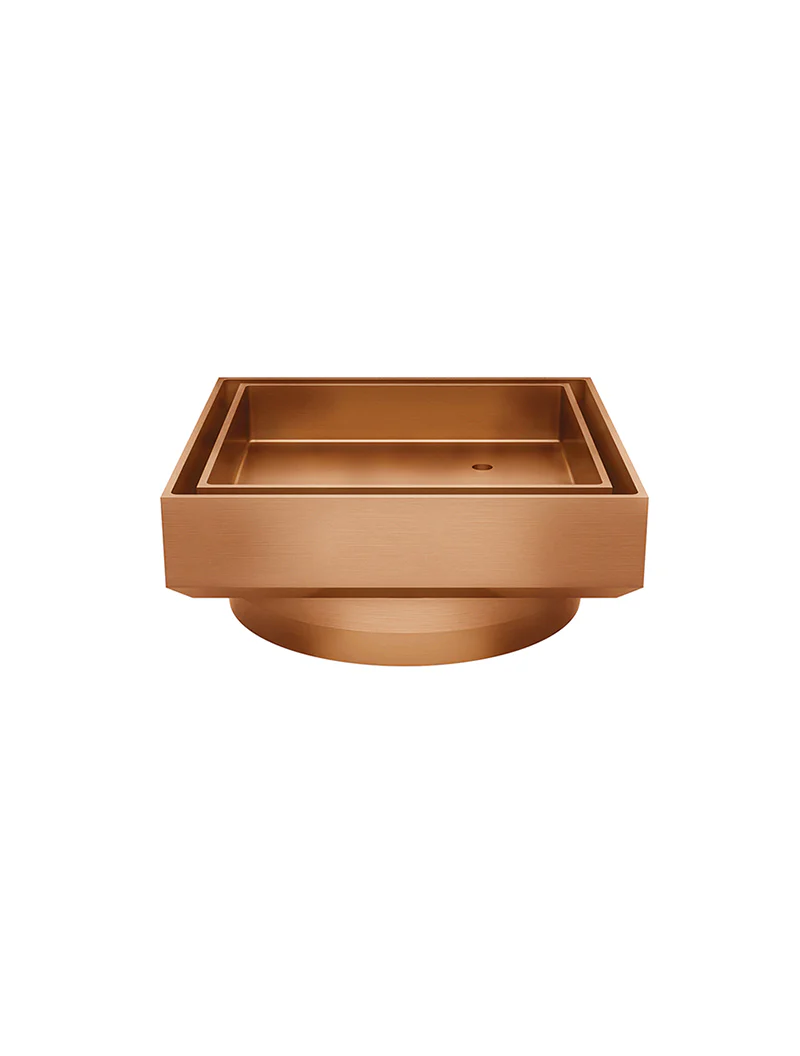 Shower Waste with Tile Insert - Lustre Bronze - Image 8