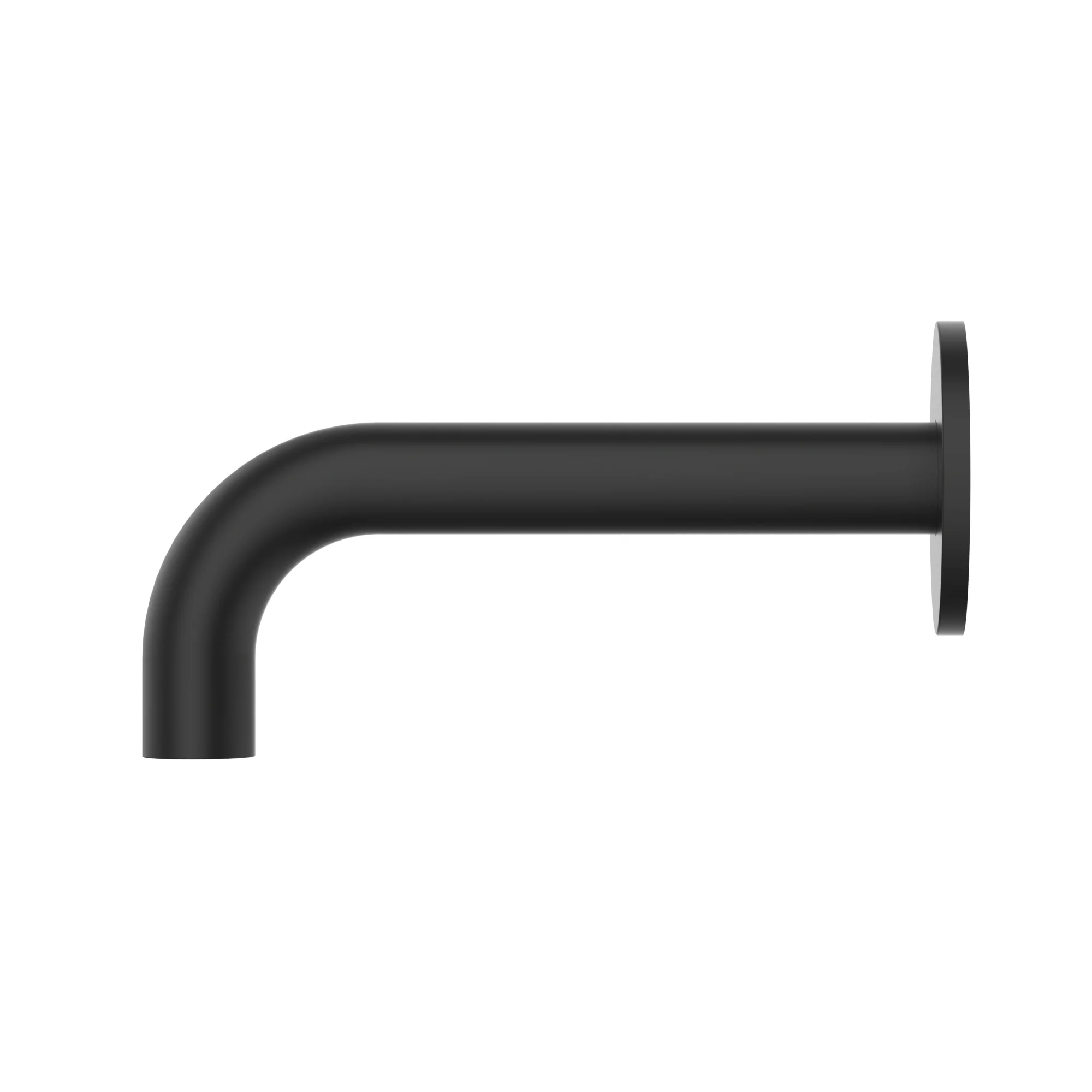 Universal Round Curved Spout 170mm - Matte Black - Image 2