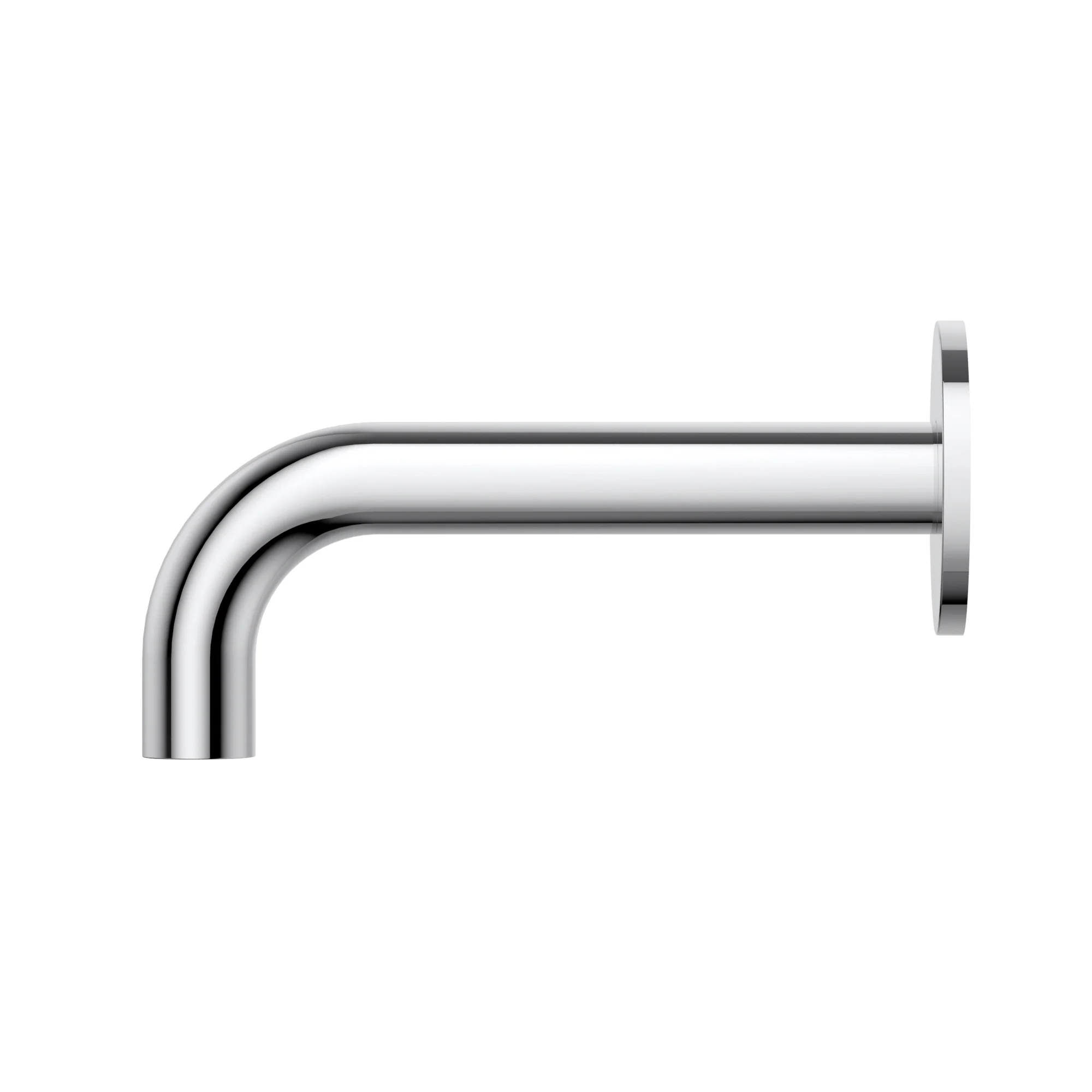 Universal Round Curved Spout 170mm - Polished Chrome - Image 2